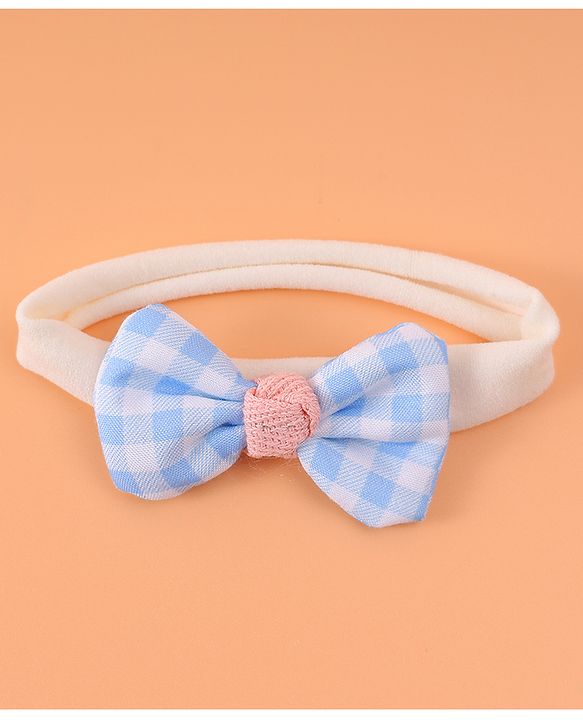 Babyhug Free Size Headbands With Bow & Floral Applique Pack Of 4 - Multicolour