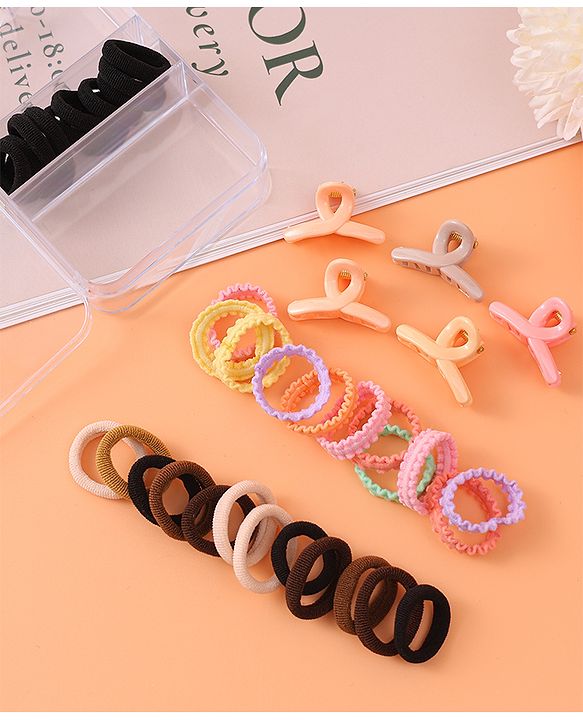 Pine Kids Free Size Hair Accessories Combo Sets - Black