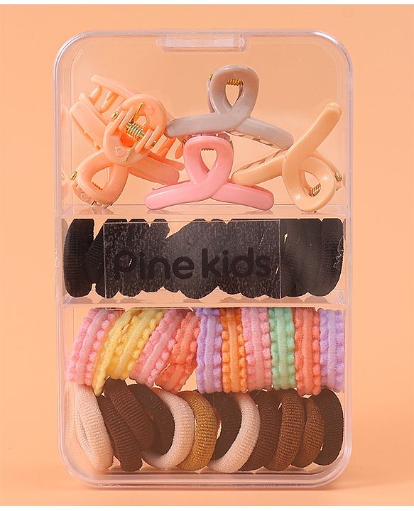 Pine Kids Free Size Hair Accessories Combo Sets - Black