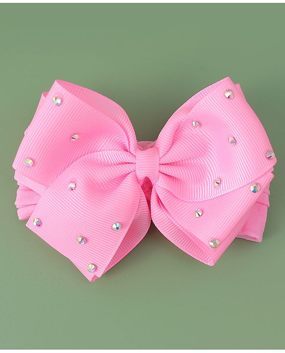 Babyhug Headband With Bow Applique  - Purple