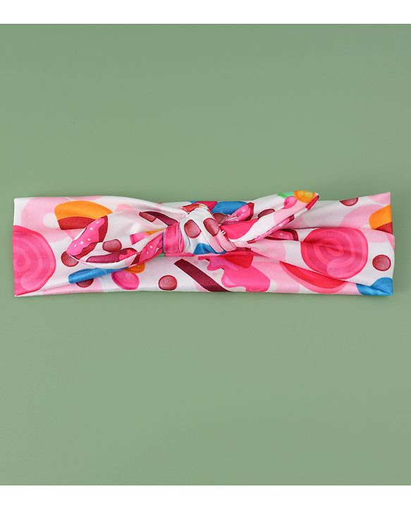 Babyhug Headbands with Bow Applique Free Size Pack of 3 - Pink