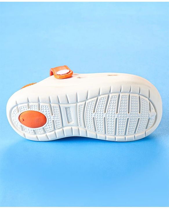 Cute Walk by Babyhug Clogs with Back Strap & Dinosaur Applique -  Pink