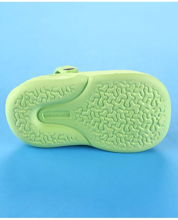 Cute Walk by Babyhug Clogs with Back Strap Closure & Fruits Applique - Green