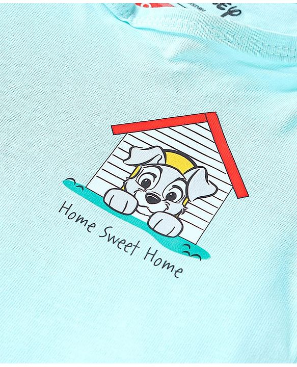 Babyhug Disney Cotton Knit Sleeveless Vests With Lady And The Tramp Graphics Pack of 3 - White Light Blue & Light Green