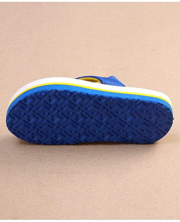 Cute Walk by Babyhug Disney Mickey Mouse Printed Flip Flops with Back Strap - Yellow