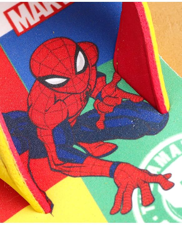 Cute Walk by Babyhug Marvel Slip Ons Flip Flops with Spiderman Print - Red