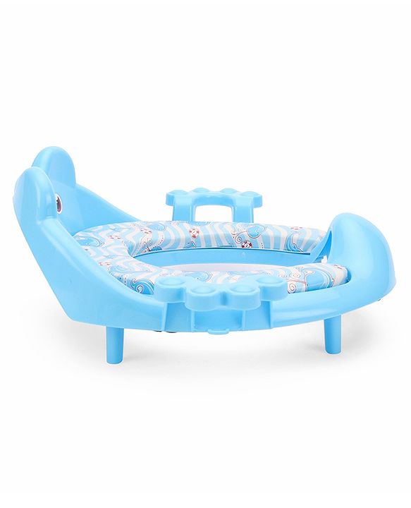 Babyhug Dolphine Print Potty Seat with Handle - Blue