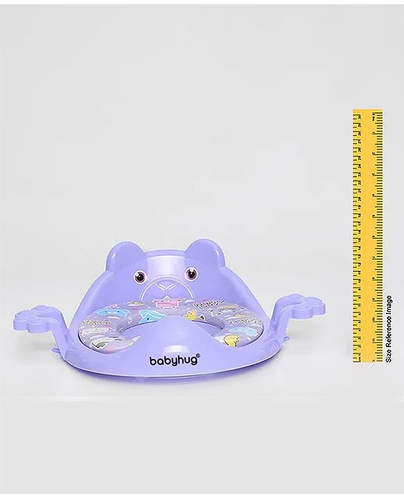 Babyhug Dolphine Print Potty Seat with Handle - Blue