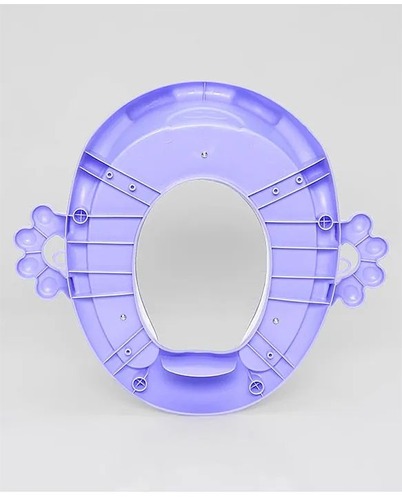 Babyhug Dolphine Print Potty Seat with Handle - Blue
