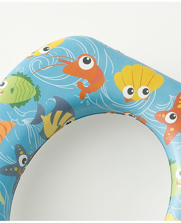 Babyhug Baby Potty Seat With Aquatic Print - Multicolor