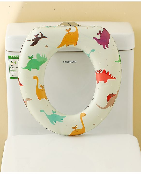 Babyhug Baby Potty Seat With Aquatic Print - Multicolor