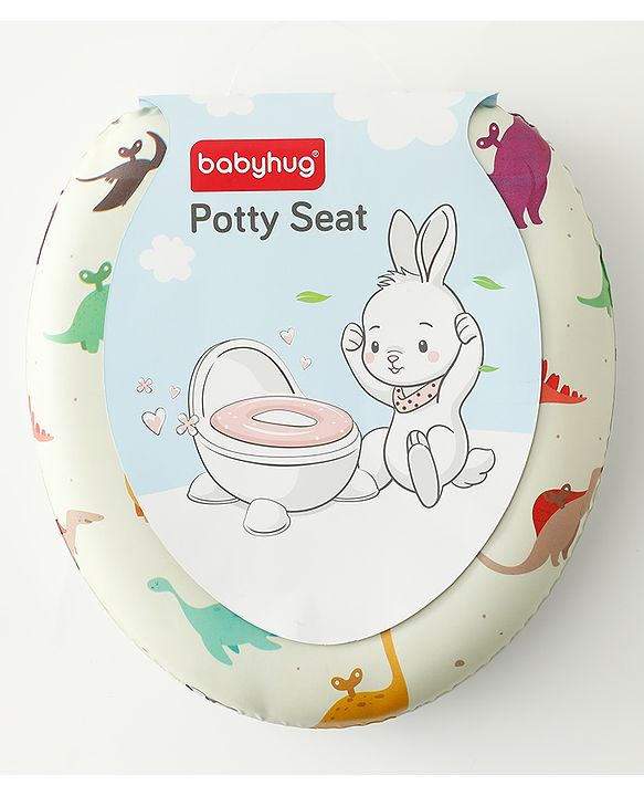 Babyhug Baby Potty Seat With Aquatic Print - Multicolor