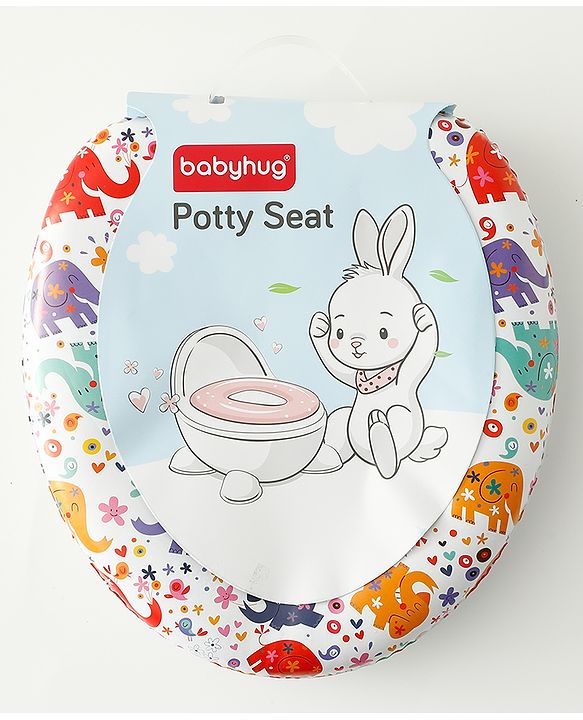 Babyhug Baby Potty Seat With Aquatic Print - Multicolor