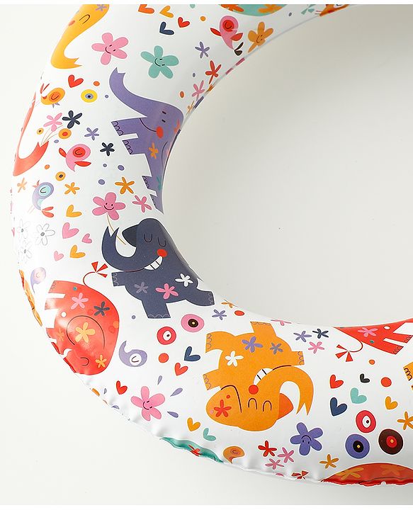 Babyhug Baby Potty Seat With Aquatic Print - Multicolor