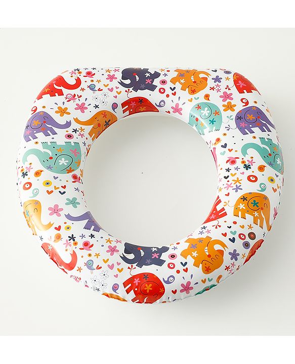Babyhug Baby Potty Seat With Aquatic Print - Multicolor