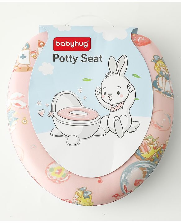 Babyhug Baby Potty Seat With Aquatic Print - Multicolor