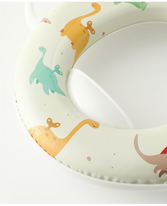 Babyhug Baby Potty Seat With Aquatic Print - Light Blue