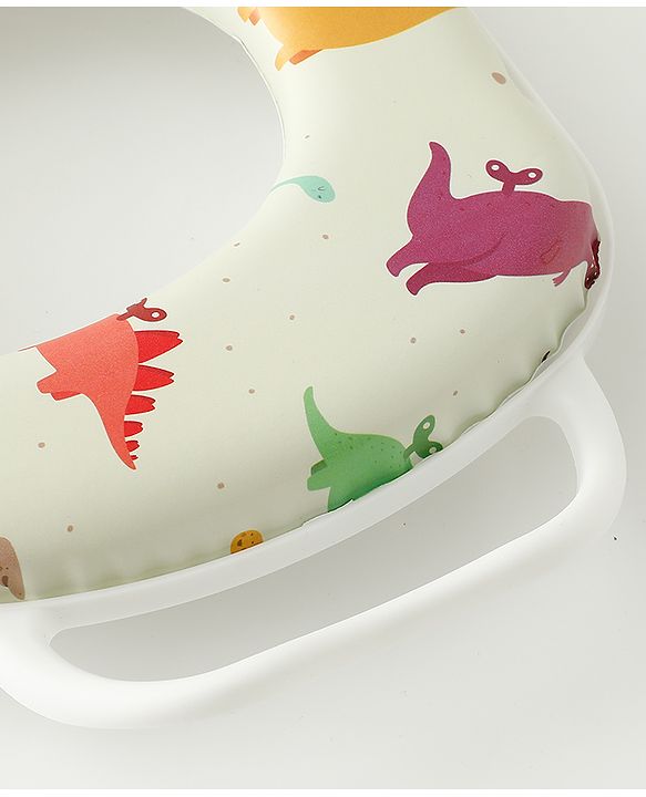 Babyhug Baby Potty Seat With Aquatic Print - Light Blue