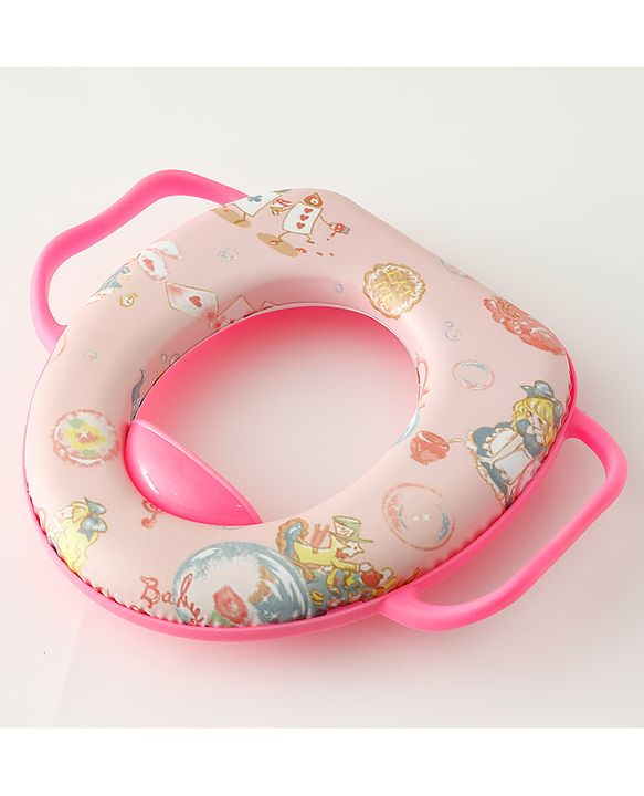 Babyhug Baby Potty Seat With Aquatic Print - Light Blue