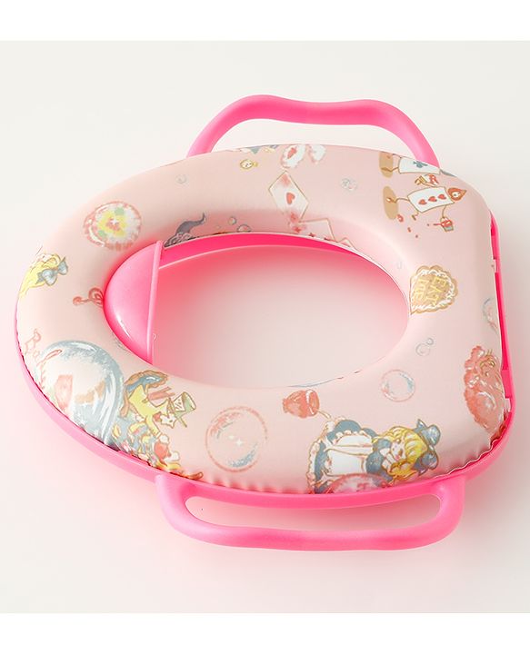 Babyhug Baby Potty Seat With Aquatic Print - Light Blue