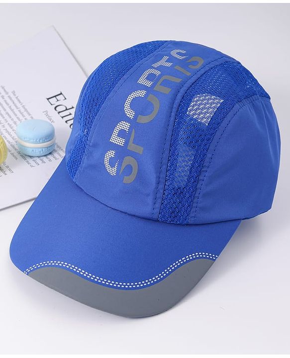 Pine Active Baseball Cap With Text Print Blue - Diameter 15.5 cm