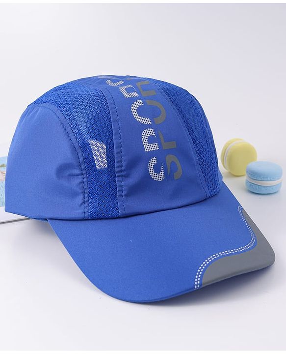 Pine Active Baseball Cap With Text Print Blue - Diameter 15.5 cm