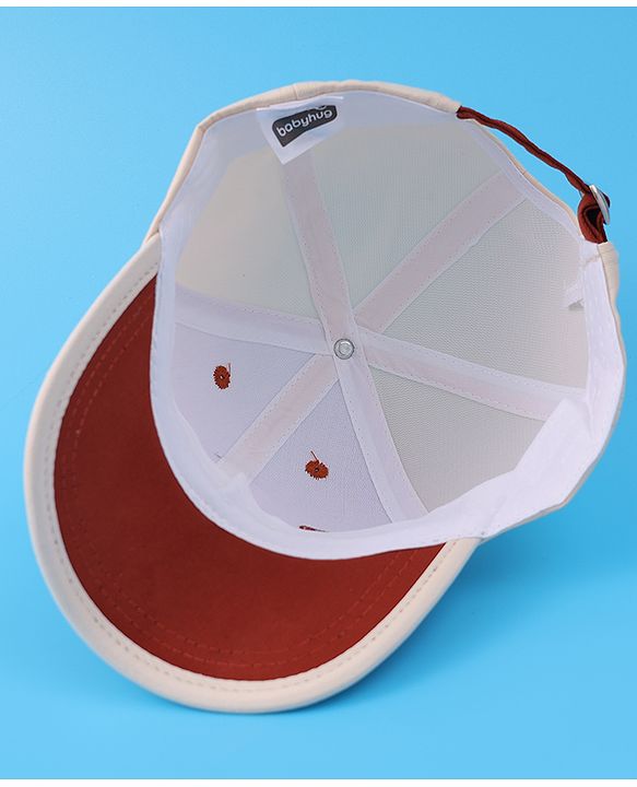 Babyhug Baseball Cap With Teddy Bear Applique (Colour May Vary)