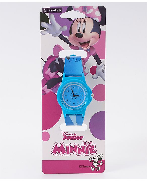 Pine Kids Disney Analog Watch with Minnie Mouse Print - Blue