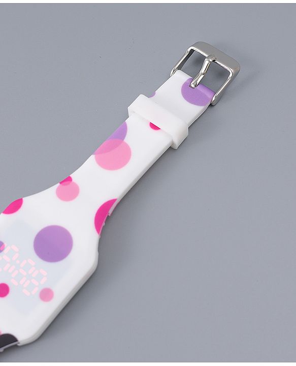 Babyhug Digital Watch with Minnie Mouse Print - Multicolor