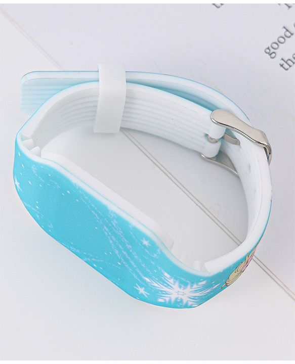 Babyhug Digital Watch with Disney Frozen Print - Light Blue