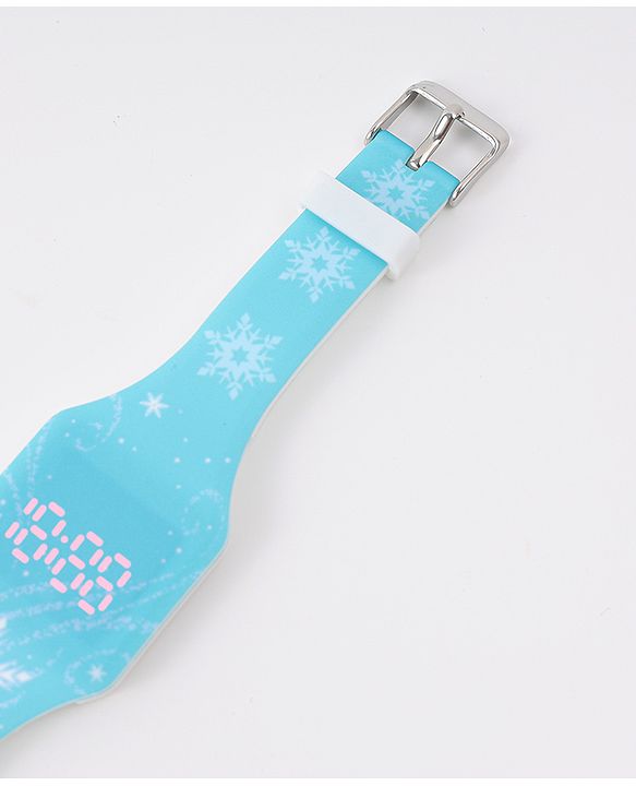 Babyhug Digital Watch with Disney Frozen Print - Light Blue