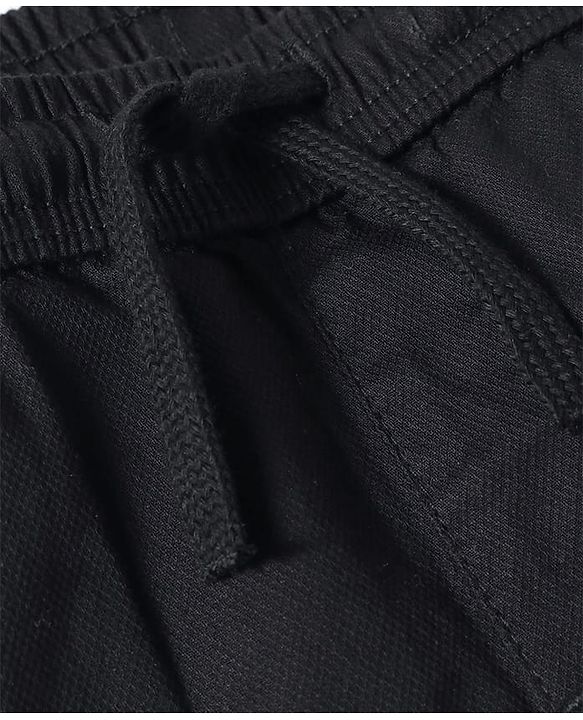 Pine Kids Cotton Woven Full Length Solid Colour Trouser With Cargo Pockets - Navy Blue