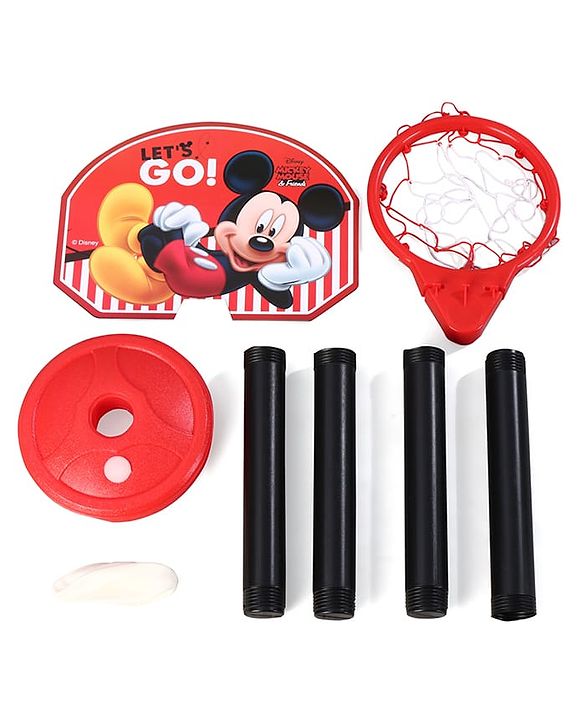 Disney Mickey Height Adjustable Shooting Basketball PlaySet for Kids|Play with Fun|Indoor and Outdoor Games for Kids