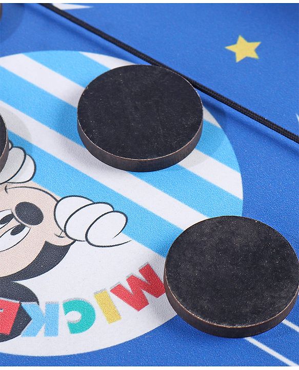 Babyhug Disney Mickey & Friends Theme 3 in 1 Fastest Finger Game |Improves Hand eye Co-ordination| Learning and Educational Toy| Family Board Game with Sling Puck Board,Ludo Snake & Ladder|Indoor Toys & Games for Kids.