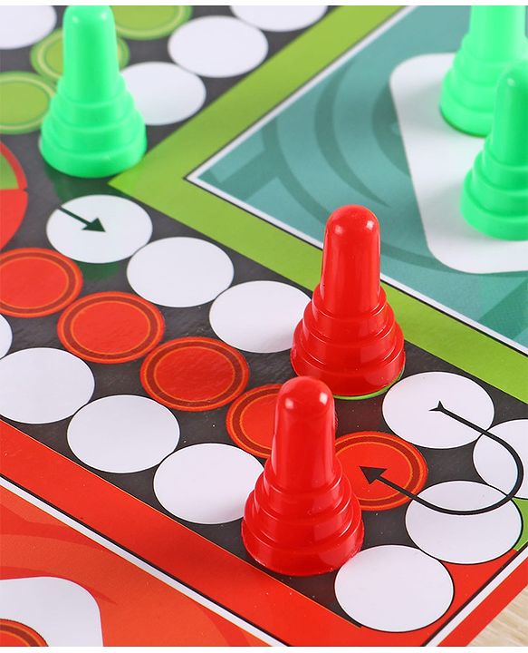 Babyhug Disney Mickey & Friends Theme 3 in 1 Fastest Finger Game |Improves Hand eye Co-ordination| Learning and Educational Toy| Family Board Game with Sling Puck Board,Ludo Snake & Ladder|Indoor Toys & Games for Kids.