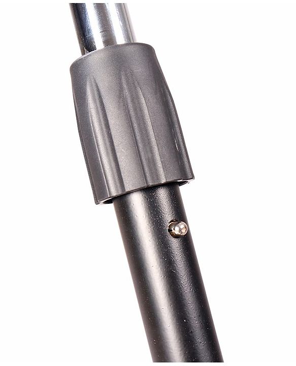 Babyhug Cruise Plug & Play Trike with Mild Steel Frame & Parental Handle Front & Rear Storage Basket with 3 Rubber Wheels with Foldable Foot Rest & Bell - Black