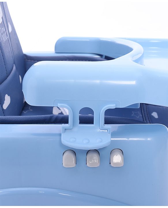 Babyhug Disney Booster Seat With Mickey & Friends Star Theme Print - Blue
