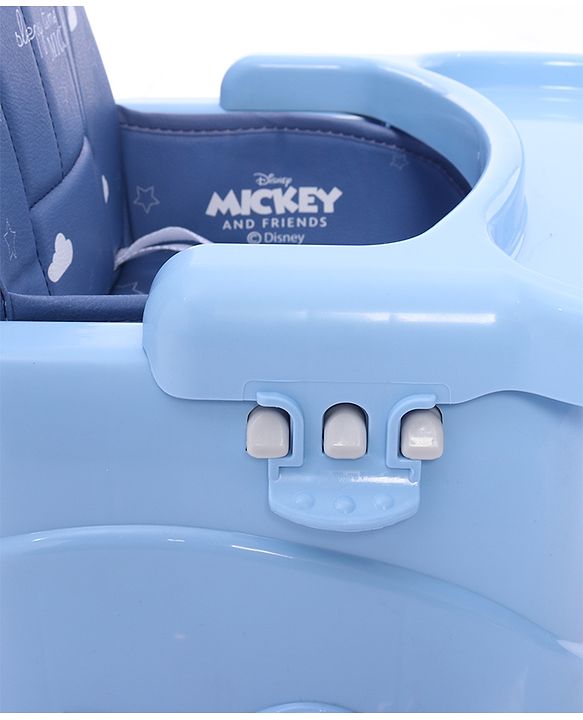 Babyhug Disney Booster Seat With Mickey & Friends Star Theme Print - Blue