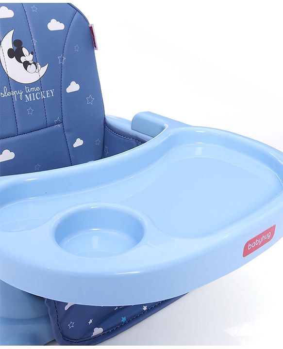 Babyhug Disney Booster Seat With Mickey & Friends Star Theme Print - Blue