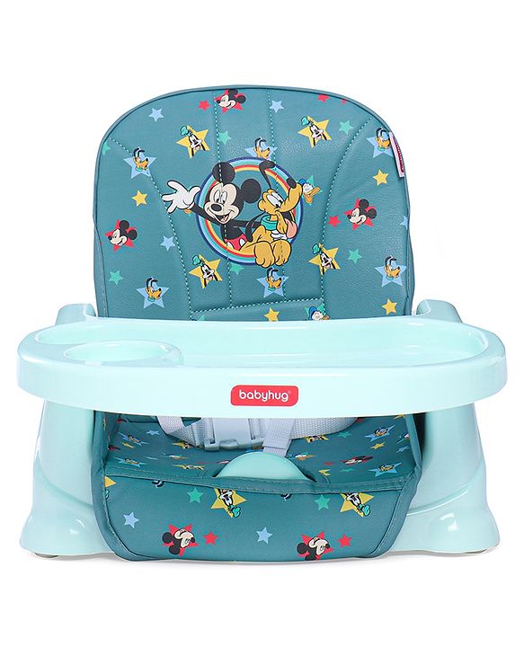 Babyhug Disney Booster Seat With Mickey & Friends Star Theme Print - Blue