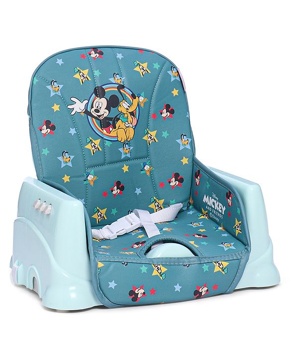 Babyhug Disney Booster Seat With Mickey & Friends Star Theme Print - Blue
