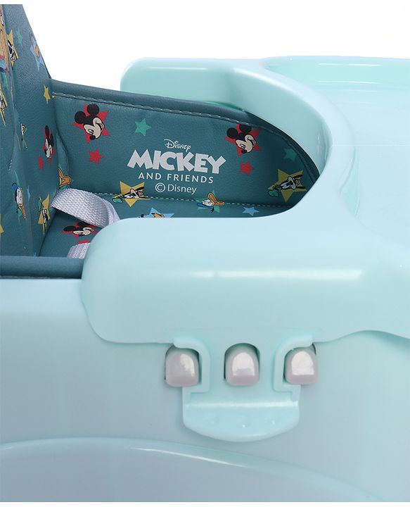 Babyhug Disney Booster Seat With Mickey & Friends Star Theme Print - Blue