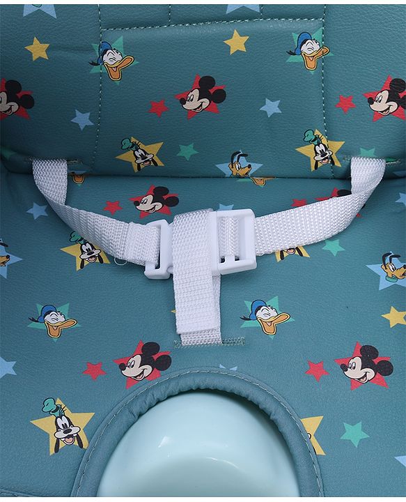 Babyhug Disney Booster Seat With Mickey & Friends Star Theme Print - Blue