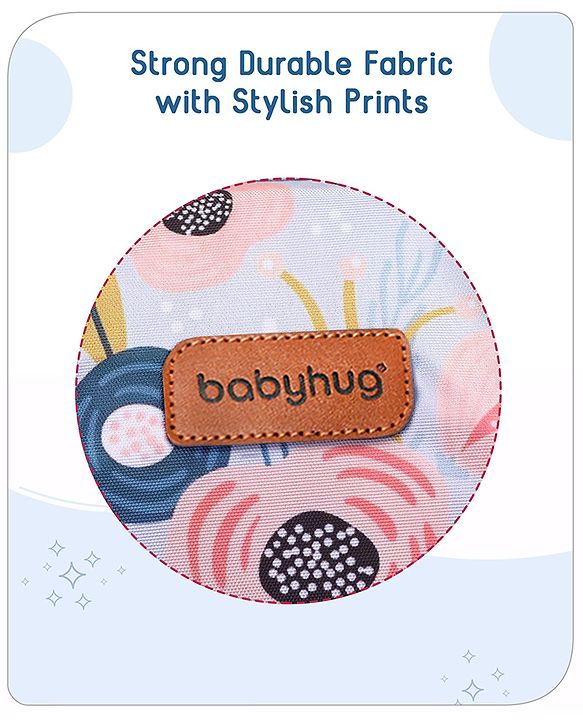 Babyhug Multipurpose Spacious Diaper Backpack Floral Print - Multicolor
