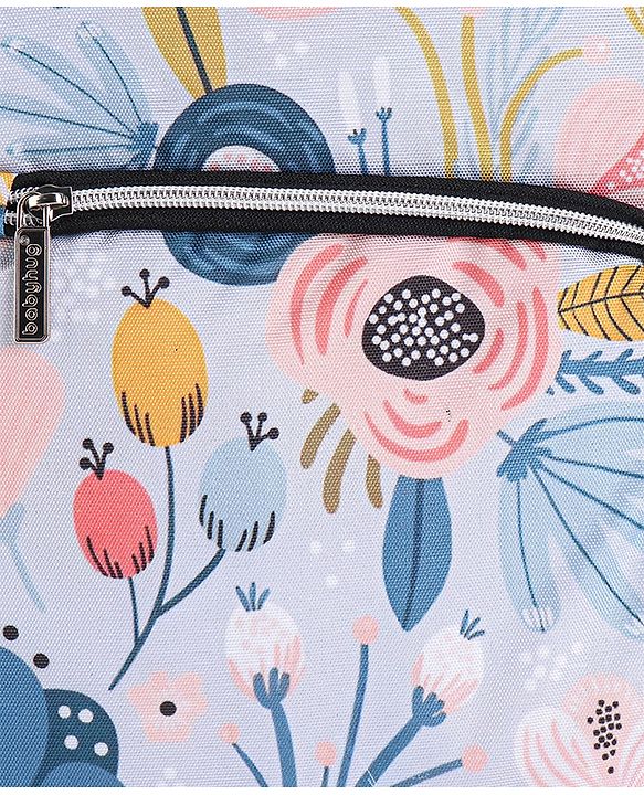 Babyhug Multipurpose Spacious Diaper Backpack Floral Print - Multicolor