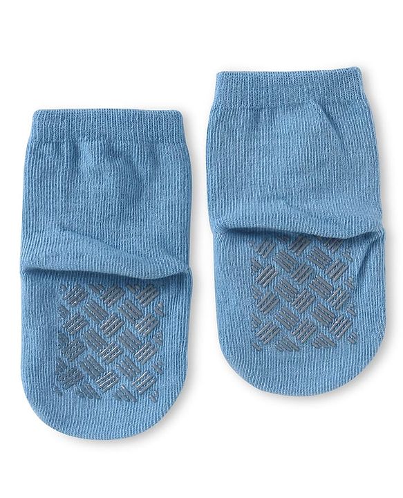 Cute Walk by Babyhug Knit Ankle Length Antibacterial Anti Skid Socks with Animal Design Pack of 3 - Multicolor