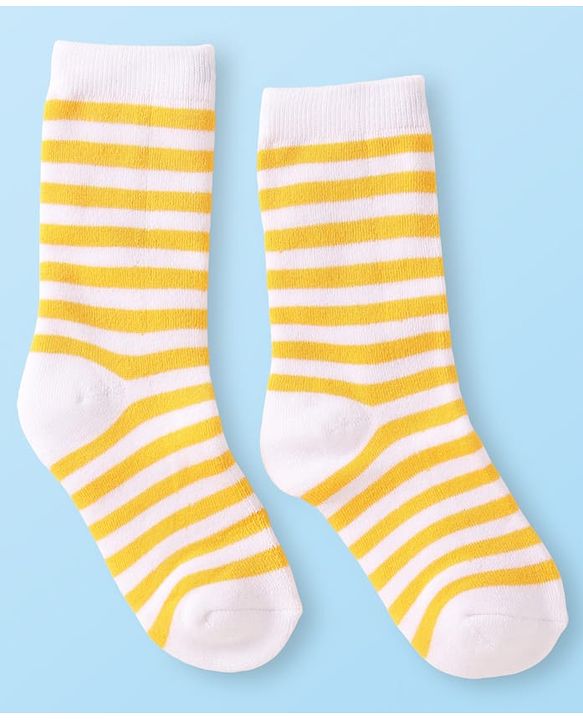 Cute Walk by Babyhug Terry Knit Ankle Length Antibacterial Socks with Dino Design & Stripes Pack of 3 - Grey Light Blue & White