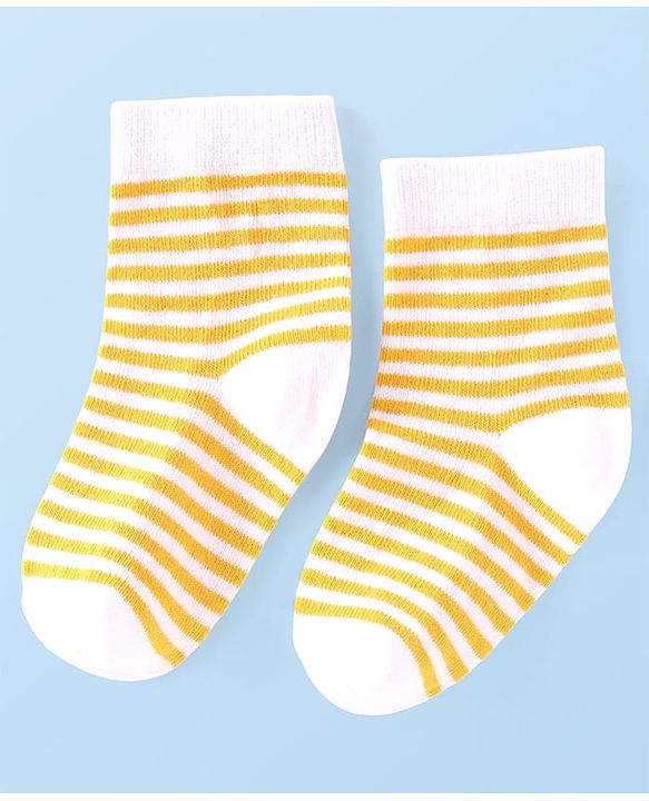 Cute Walk by Babyhug Ankle Length Antibacterial Socks with Vehicle Design Pack Of 3 - White & Red