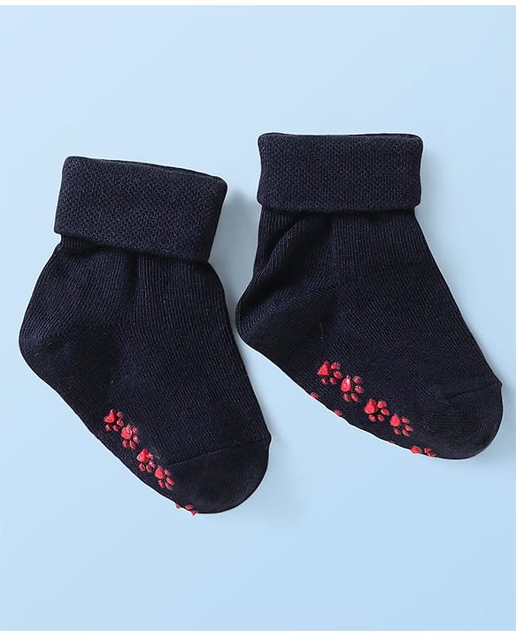 Cute Walk by Babyhug Ankle Length Antibacterial Socks with Floral Design Pack Of 3 - Blue Pink & White