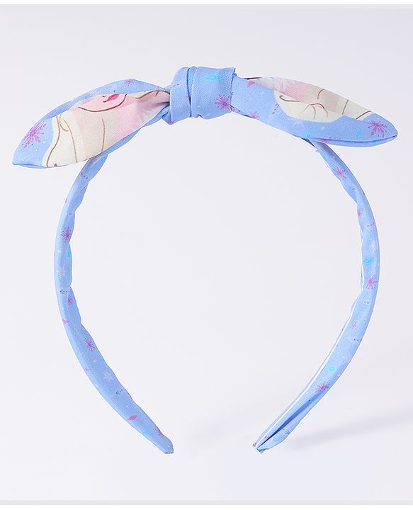 Babyhug Disney Frozen Hair Accessories Combo Set With Bow Applique  - Blue